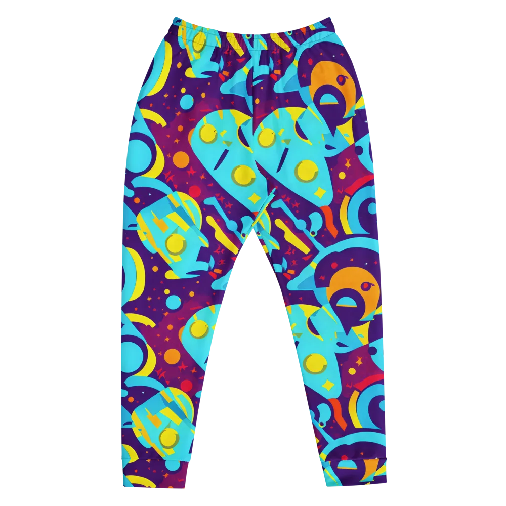 Gerace Geometry on Men's Joggers — Front