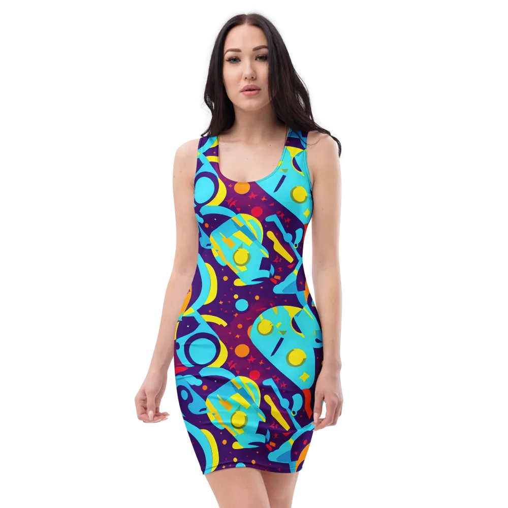 Gerace Geometry on Bodycon Dress — Front
