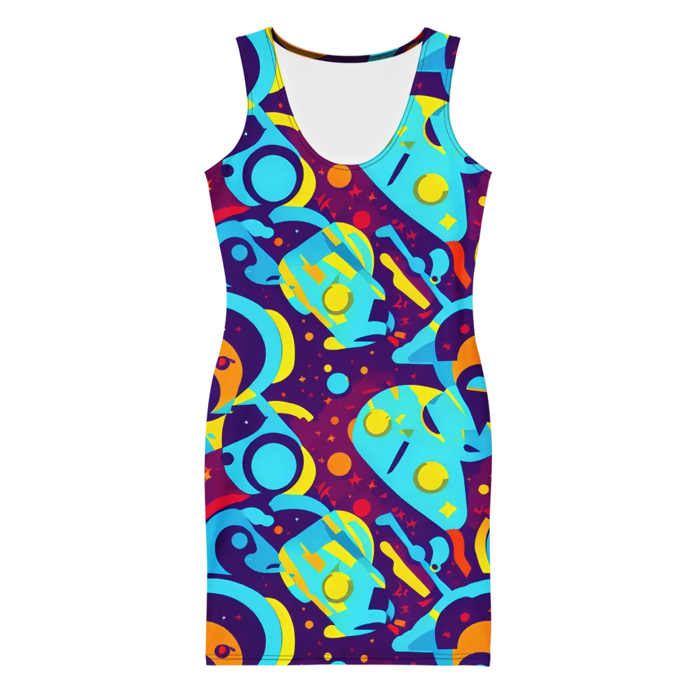 Gerace Geometry on Bodycon Dress — Front