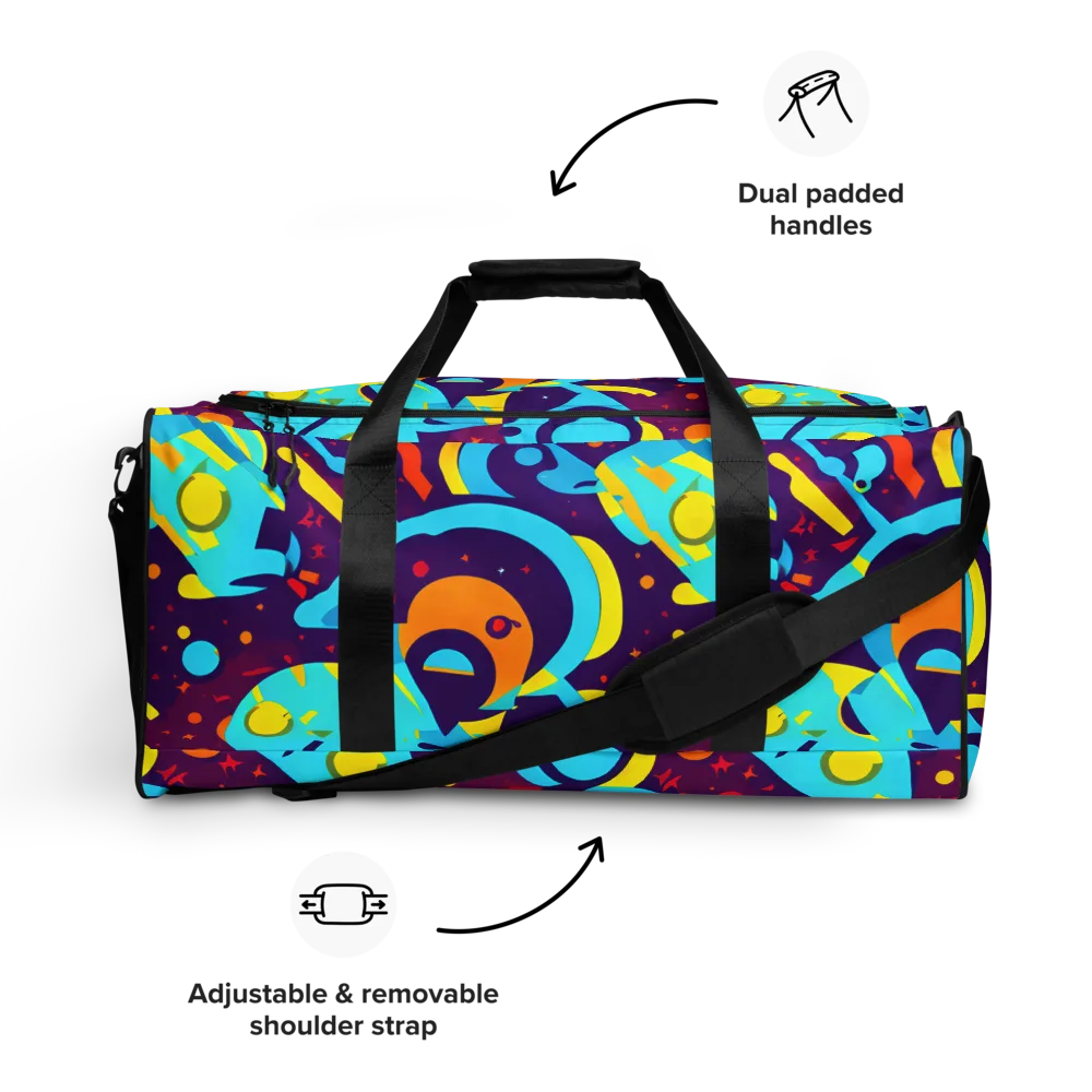 Gerace Geometry on Duffle Bag — Front