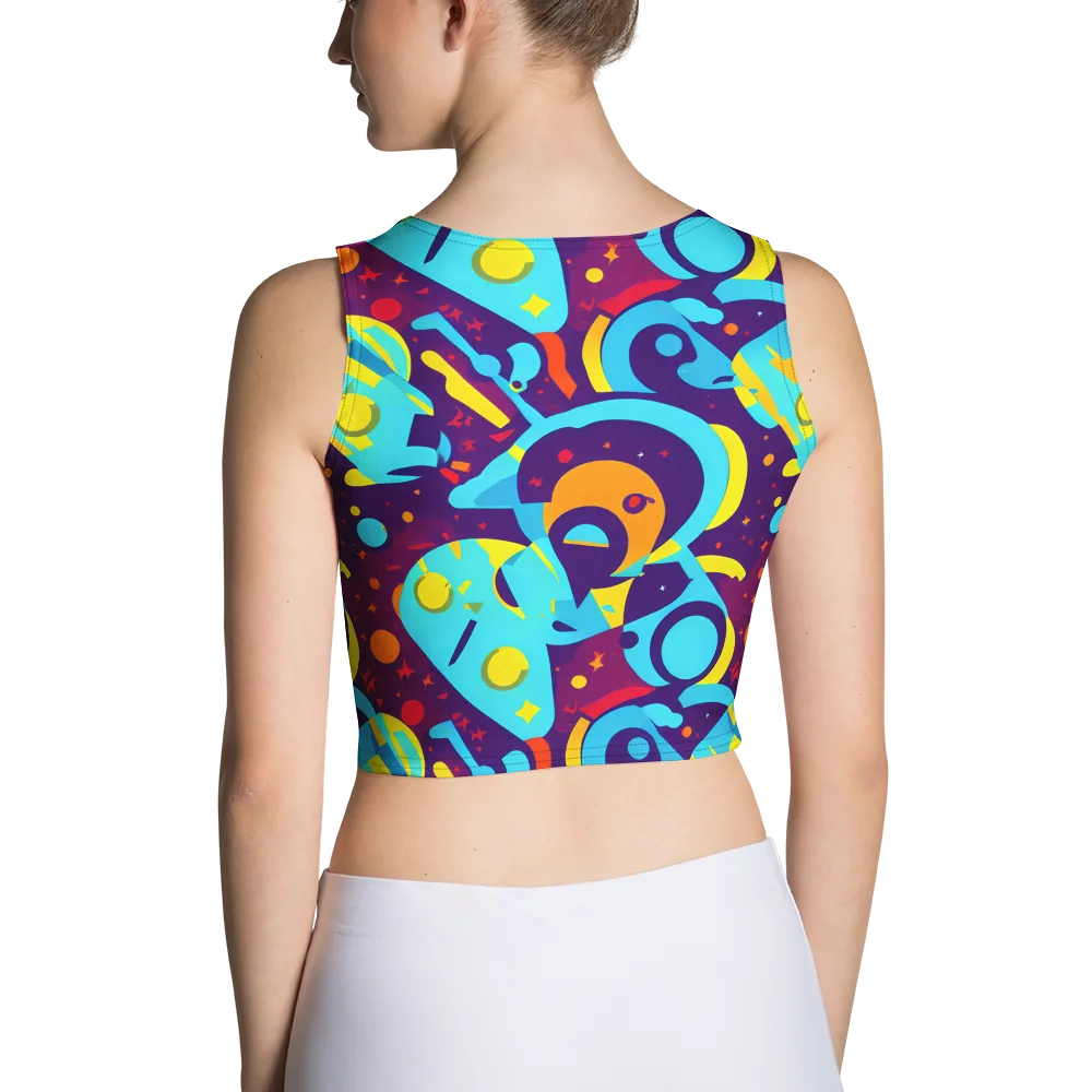 Gerace Geometry on Crop Top — Back