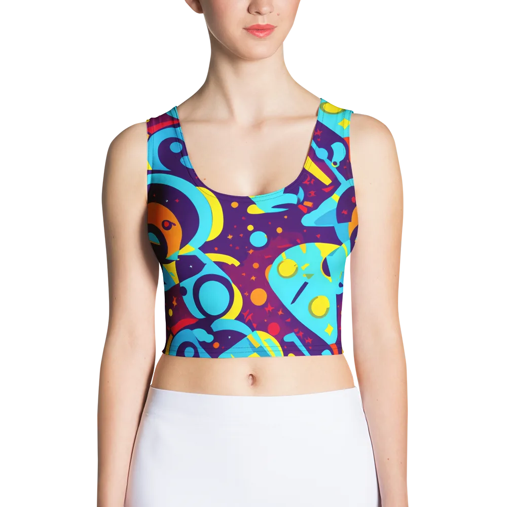 Gerace Geometry on Crop Top — Front