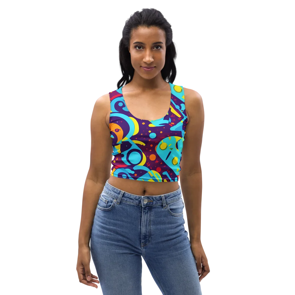 Gerace Geometry on Crop Top — Front