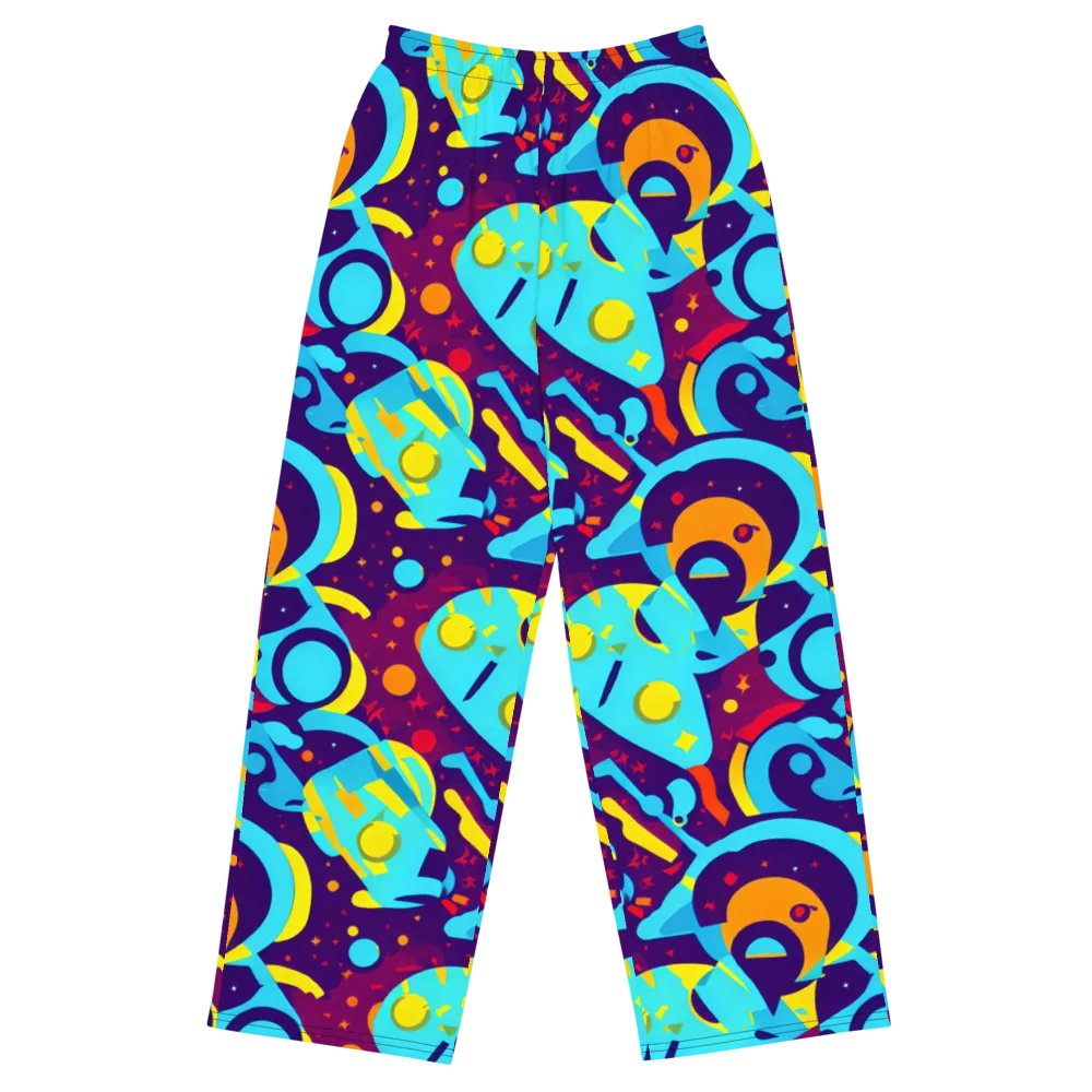 Gerace Geometry on Wide-Leg Pants — Front