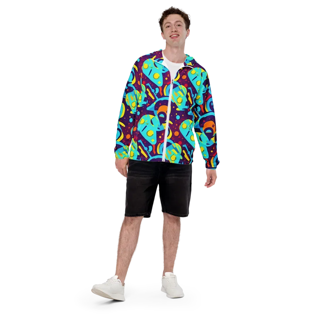 Gerace Geometry on Men's Windbreaker — Front