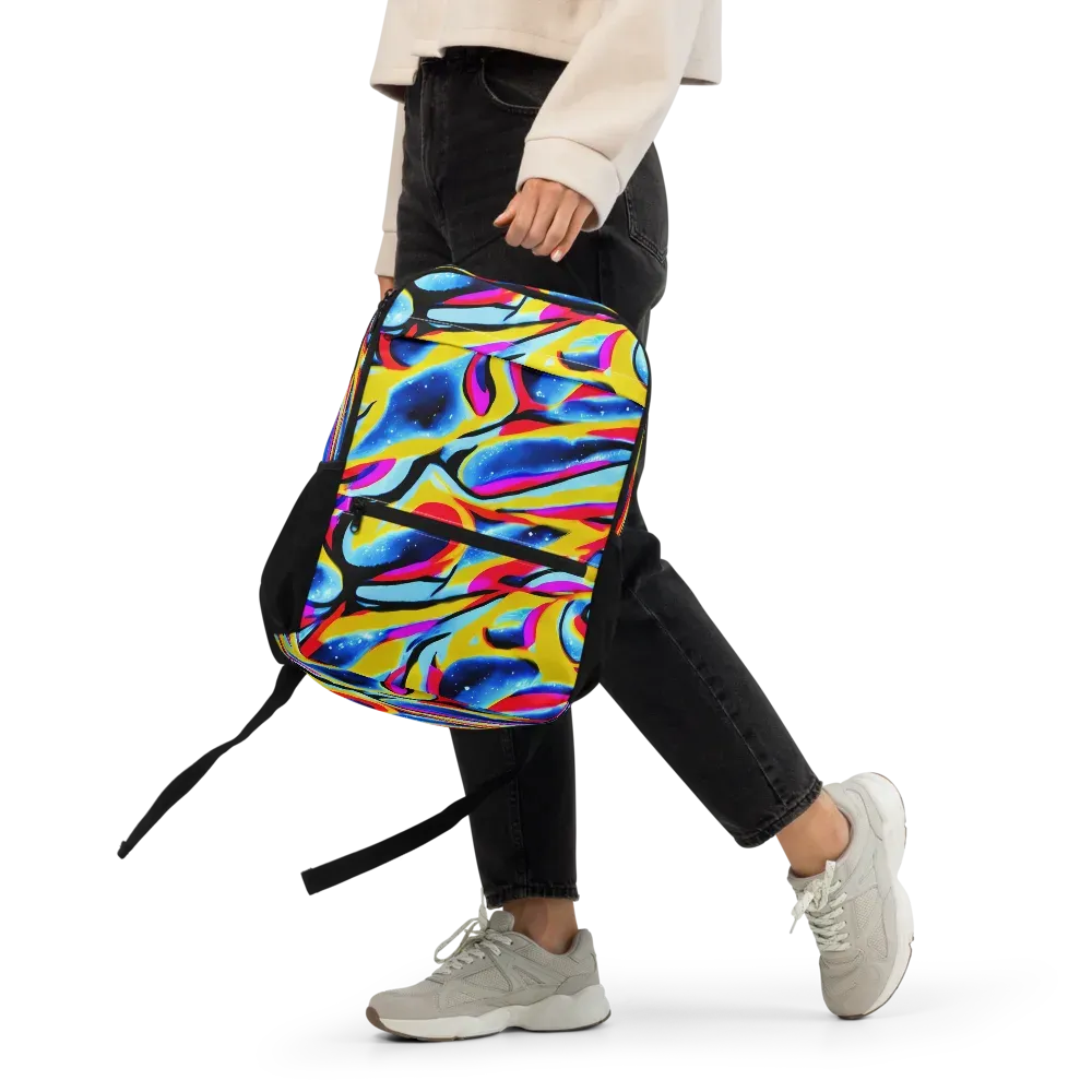 Electric Dreamscape on Utility Backpack — Front