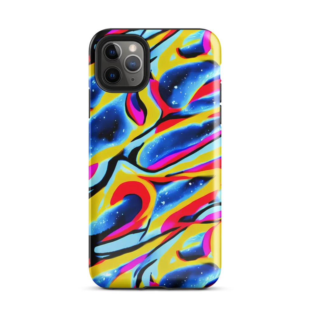 Electric Dreamscape on Tough Case for iPhone® — Front