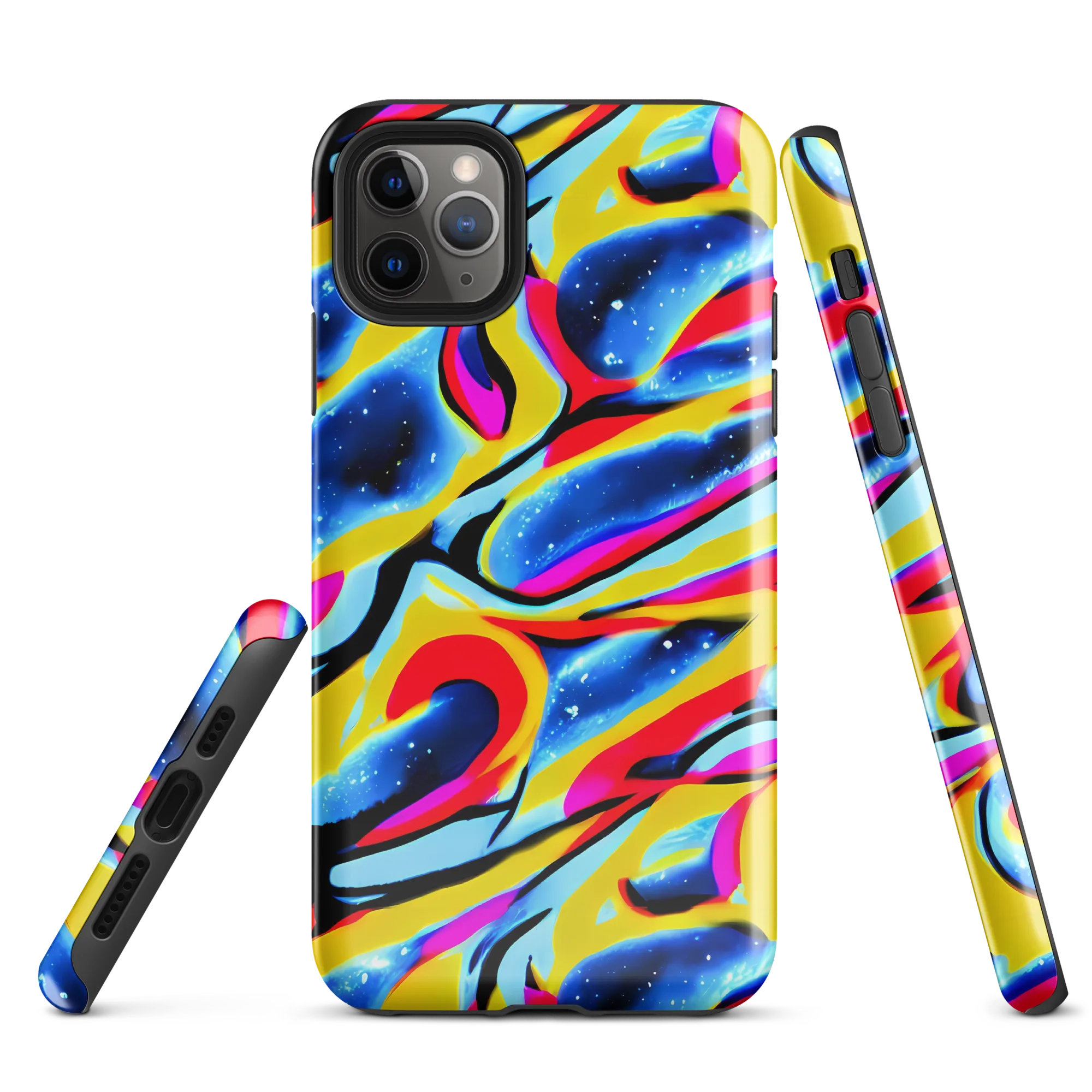 Electric Dreamscape on Tough Case for iPhone® — Front