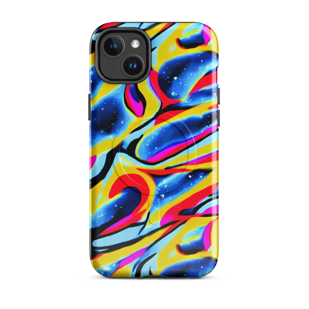 Electric Dreamscape on MagSafe Tough Case for iPhone® — Front
