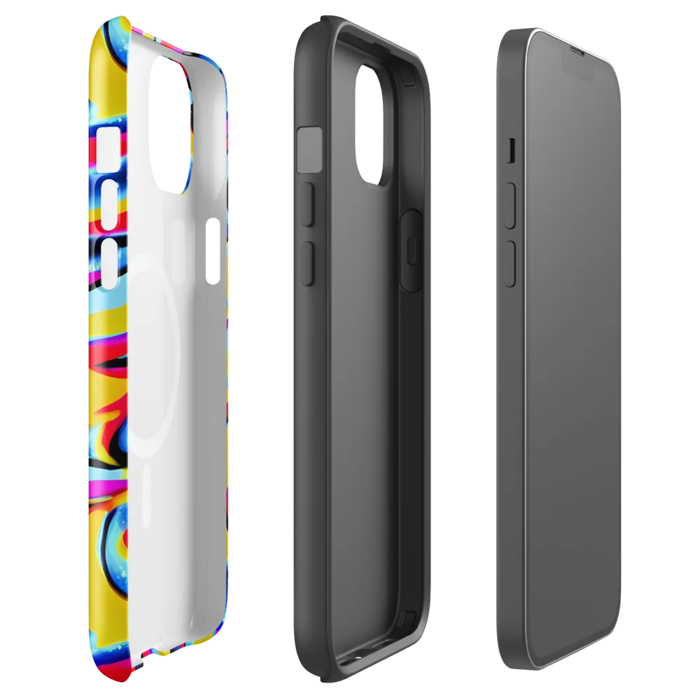 Electric Dreamscape on MagSafe Tough Case for iPhone® — Front