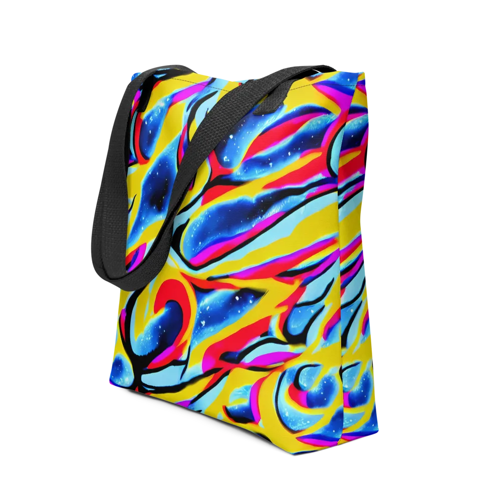 Electric Dreamscape on Tote Bag — Front