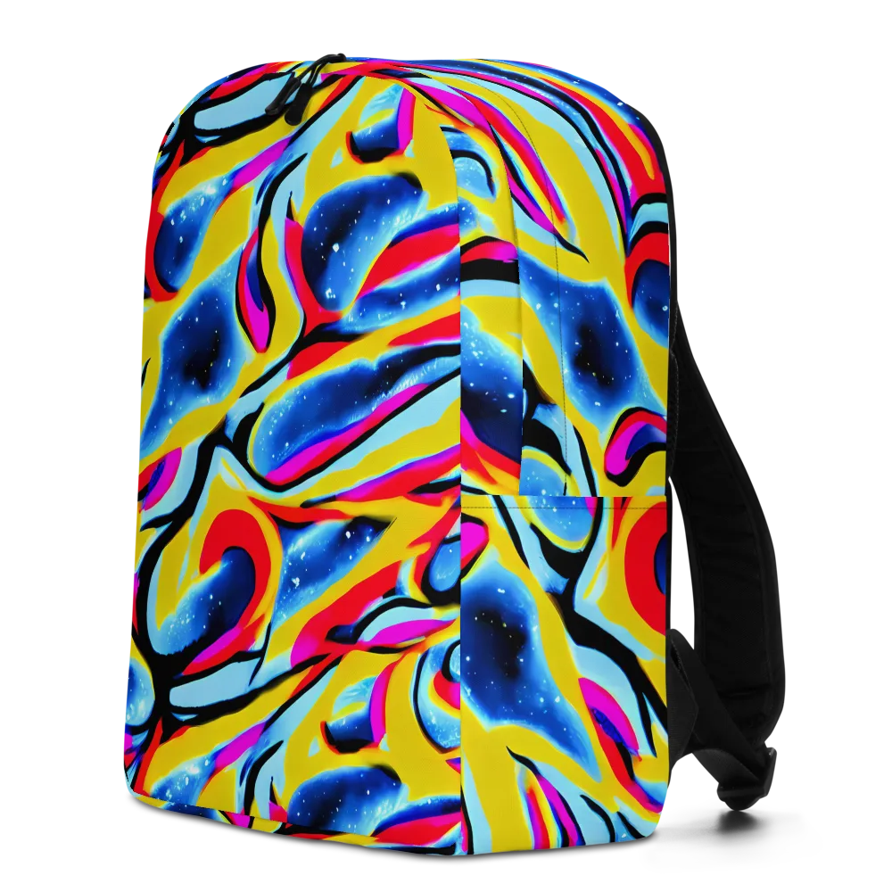 Electric Dreamscape on Minimalist Backpack — Left