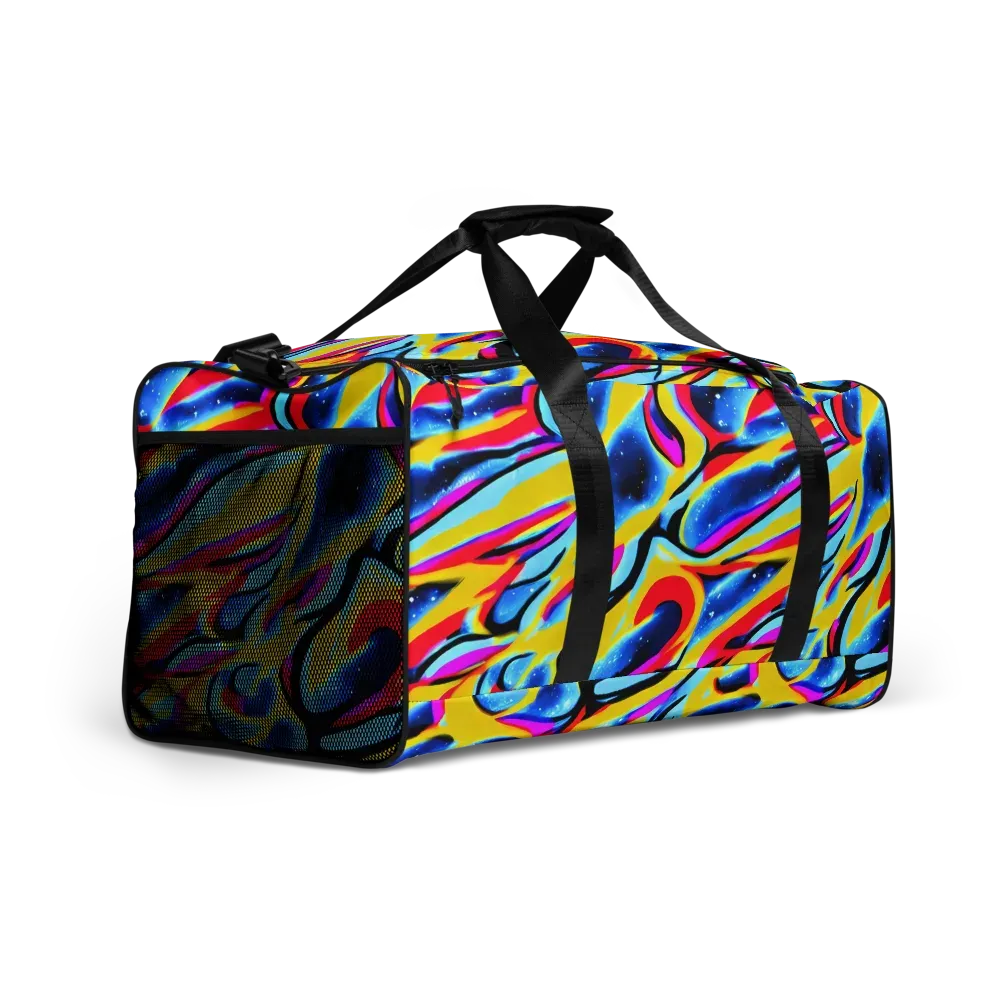 Electric Dreamscape on Duffle Bag — Right Front
