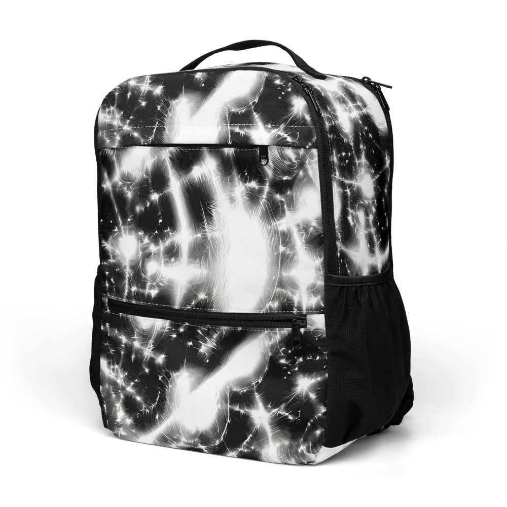 Electric Nightfall on Utility Backpack — Left Front