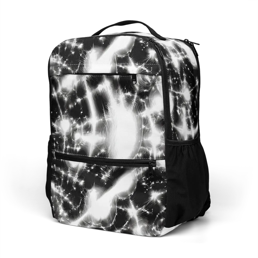 Electric Nightfall on Utility Backpack — Left Front