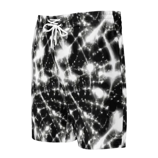 Electric Nightfall on a Men's Board Shorts