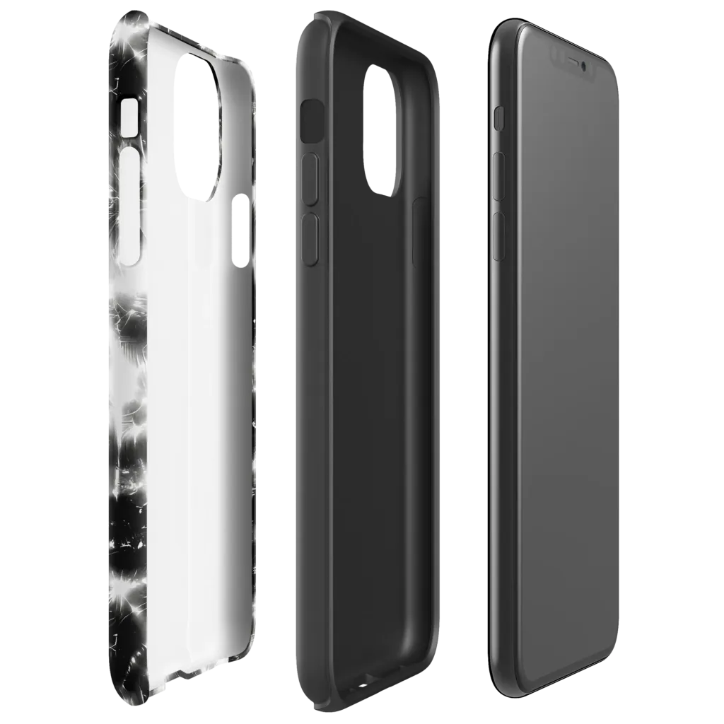 Electric Nightfall on Tough Case for iPhone® — Right