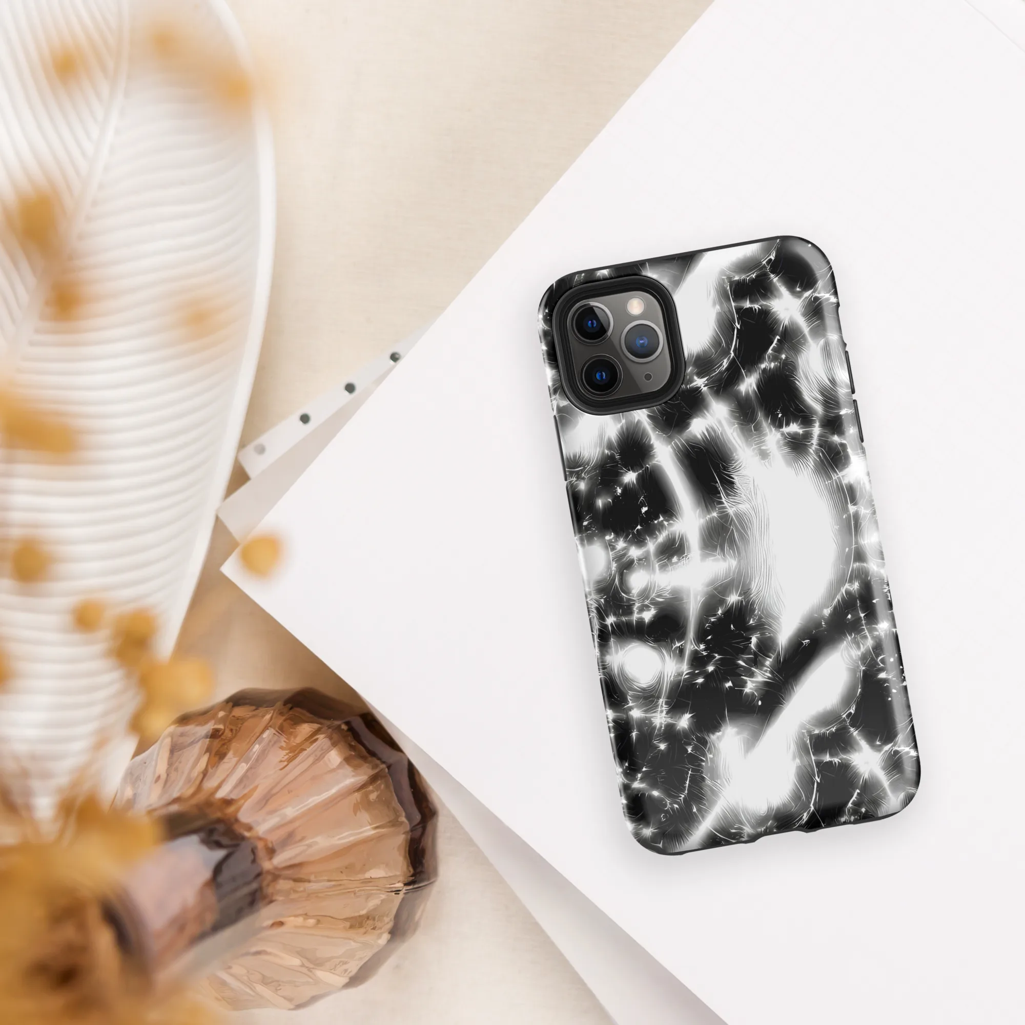 Electric Nightfall on Tough Case for iPhone® — Front
