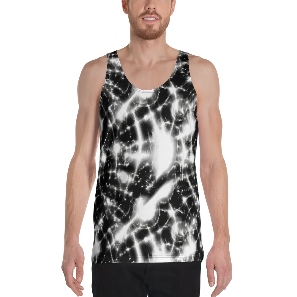 Electric Nightfall on Men's Tank Top — Front