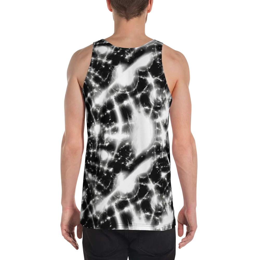 Electric Nightfall on Men's Tank Top — Back