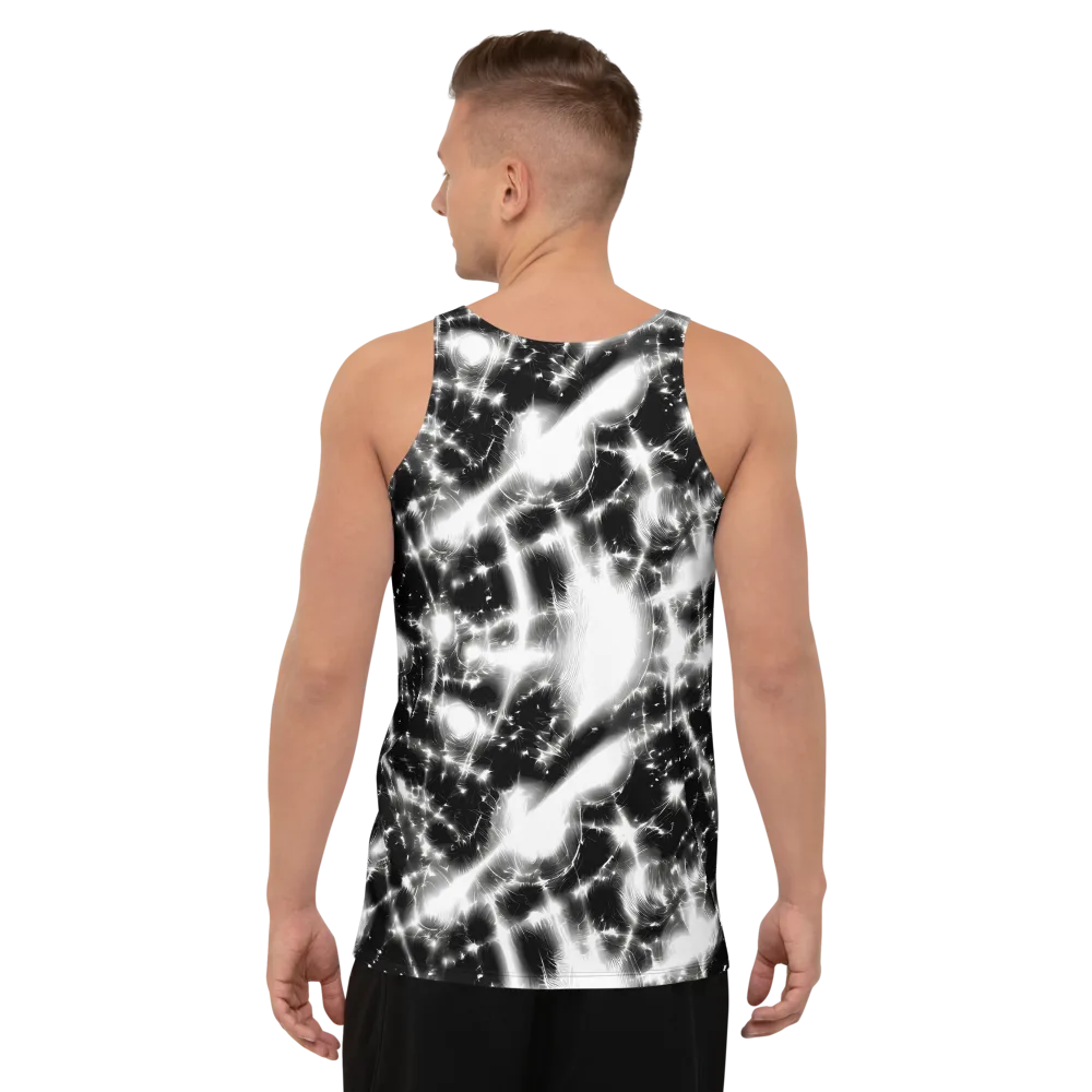 Electric Nightfall on Men's Tank Top — Back