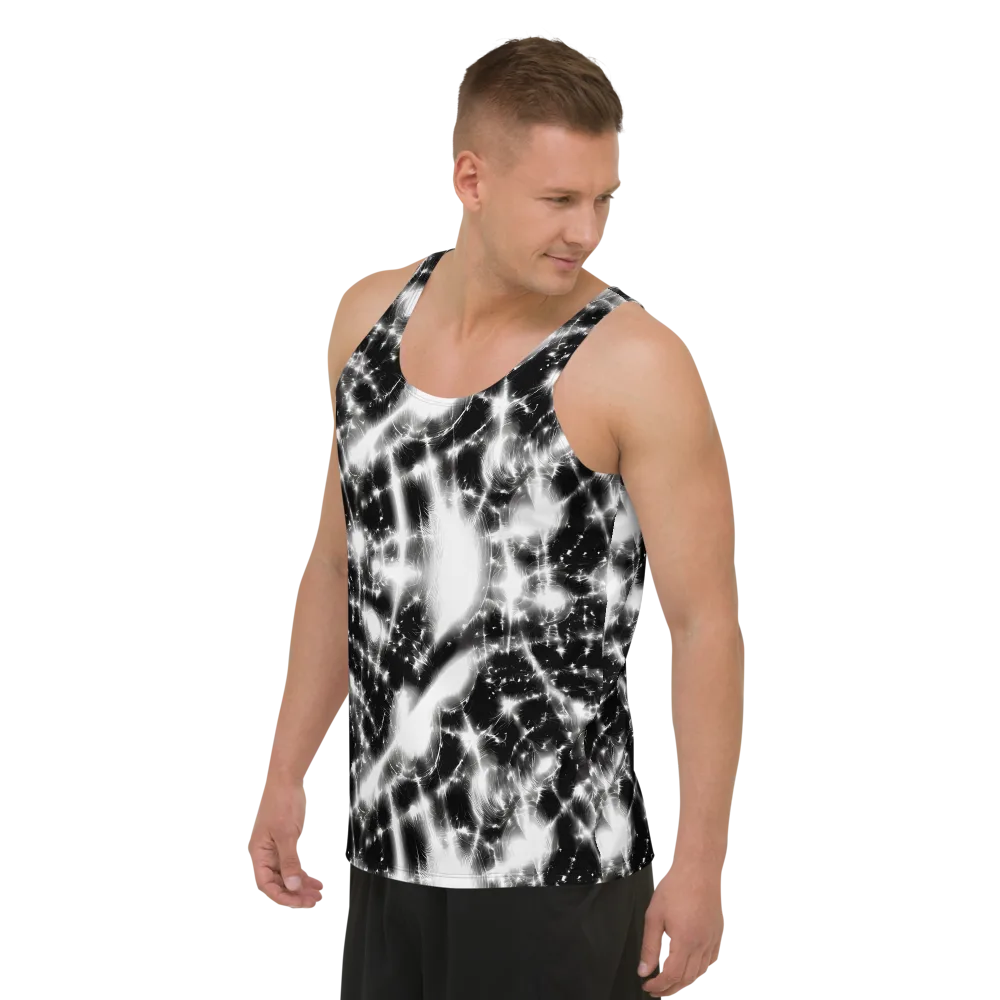 Electric Nightfall on Men's Tank Top — Left Front