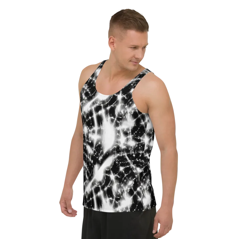 Electric Nightfall on Men's Tank Top — Left Front
