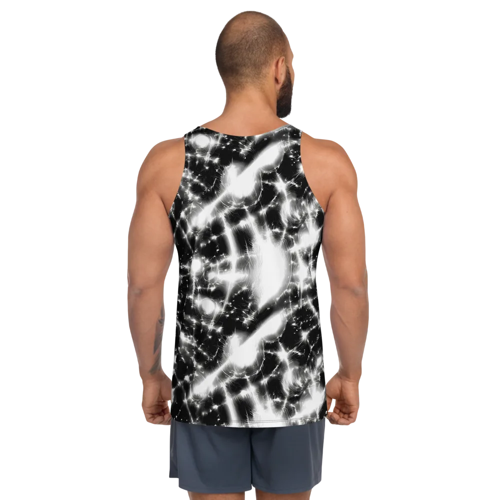 Electric Nightfall on Men's Tank Top — Back