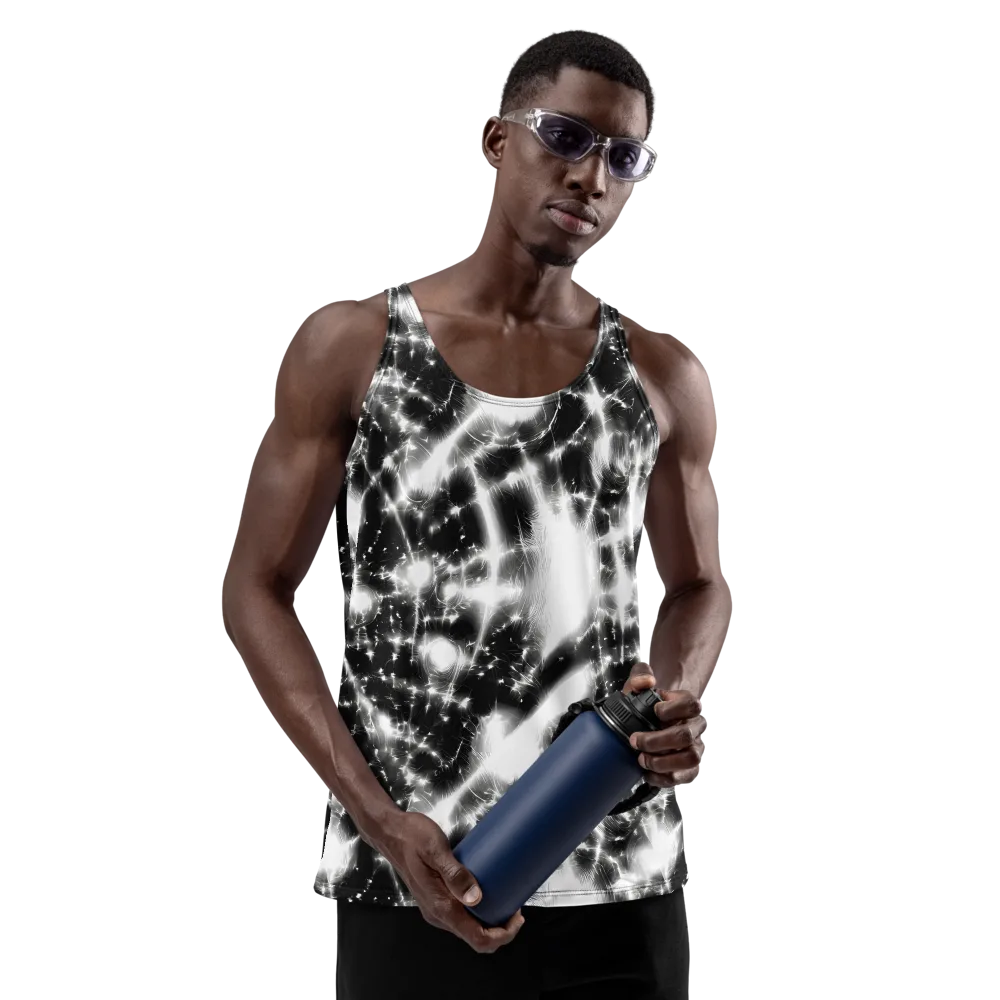 Electric Nightfall on Men's Tank Top — Front