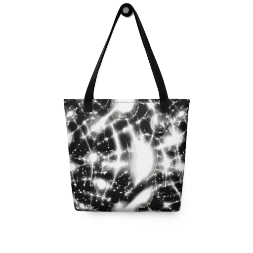 Electric Nightfall on a Tote Bag