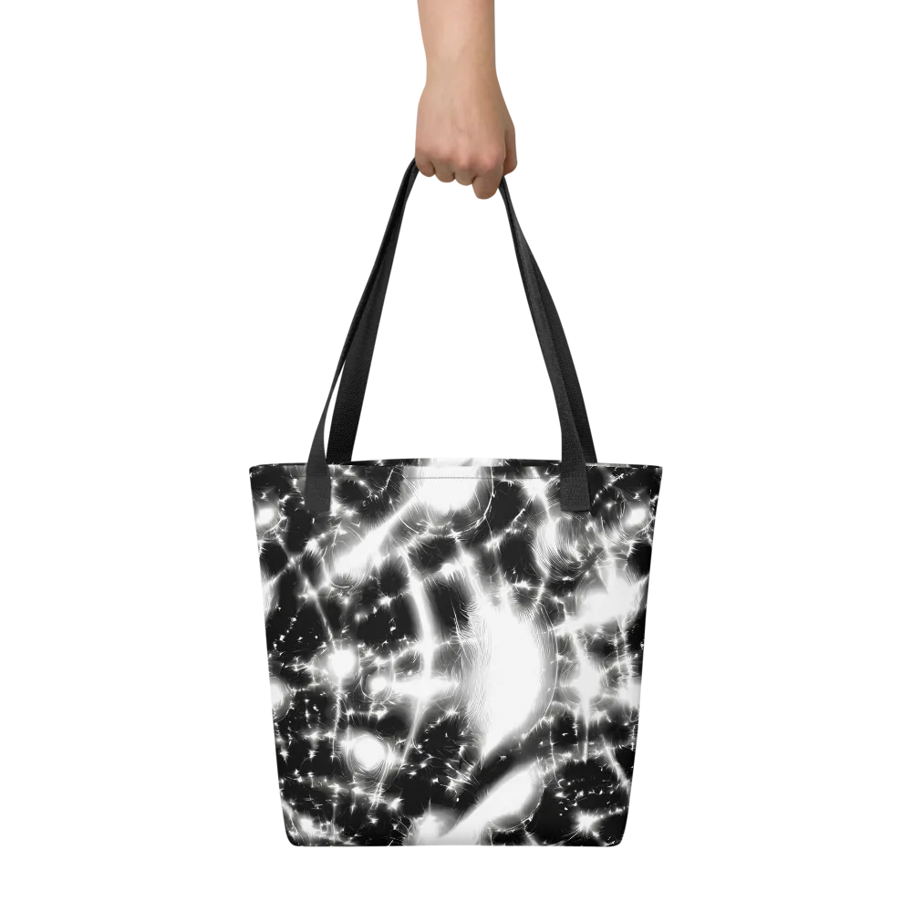 Electric Nightfall on Tote Bag — Front