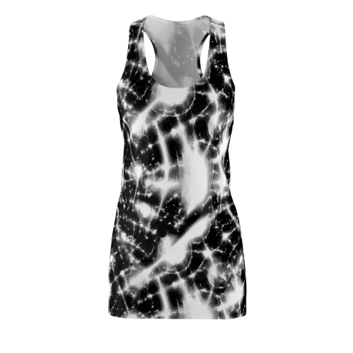 Electric Nightfall on a Racerback Dress