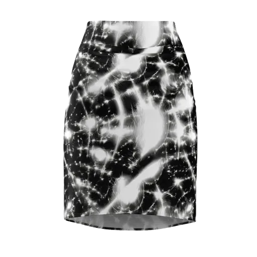 Electric Nightfall on a Pencil Skirt