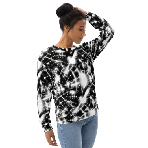 Electric Nightfall on a Sweatshirt