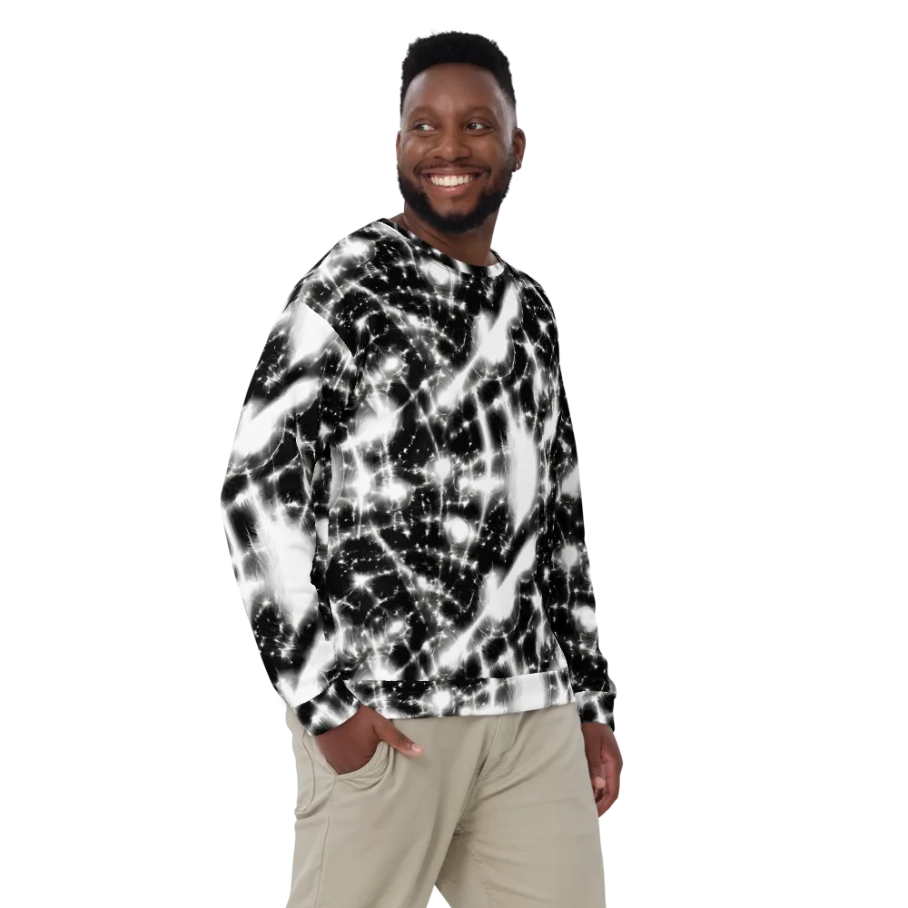 Electric Nightfall on Sweatshirt — Front