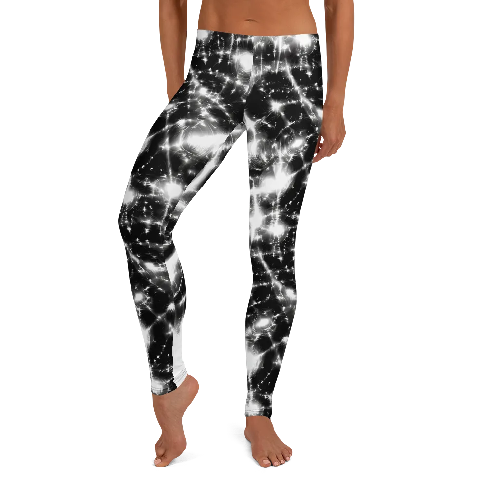 Electric Nightfall on Leggings — Front