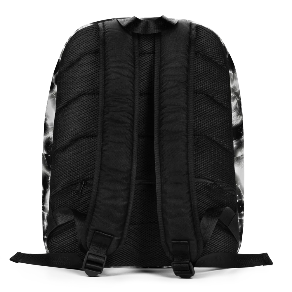Electric Nightfall on Minimalist Backpack — Back