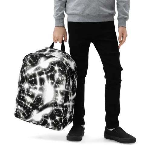 Electric Nightfall on a Minimalist Backpack
