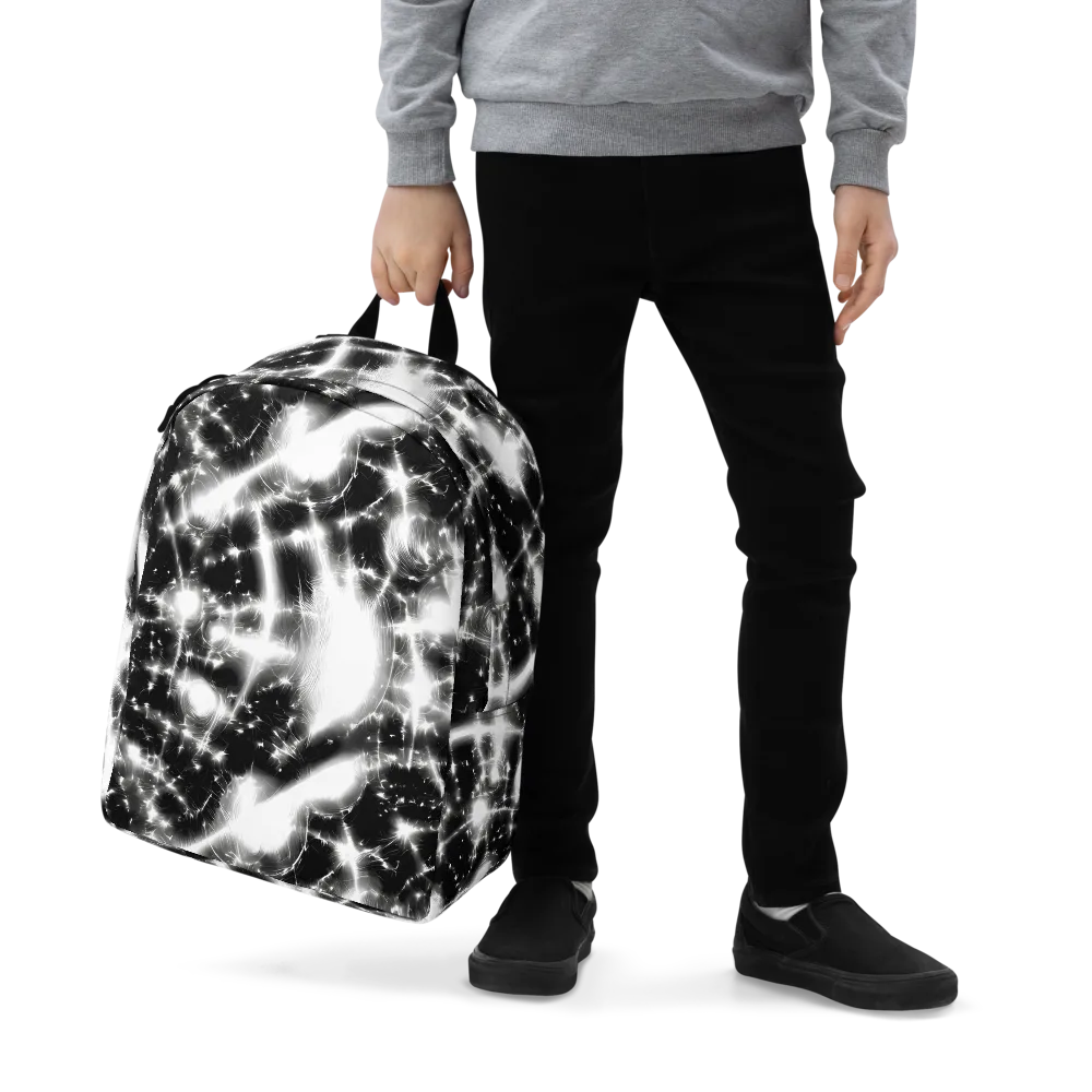 Electric Nightfall on Minimalist Backpack — Zoomed-in