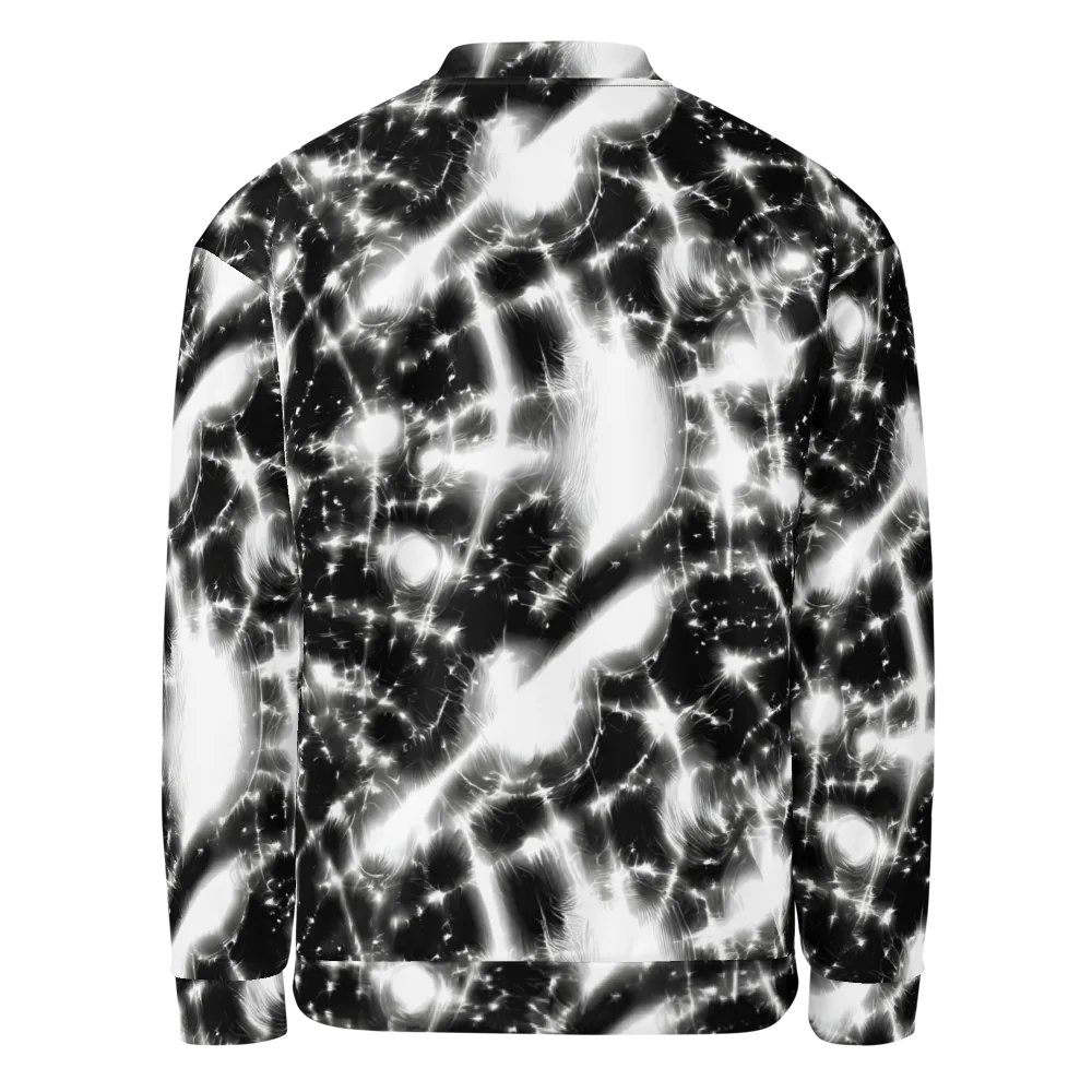 Electric Nightfall on Bomber Jacket — Back