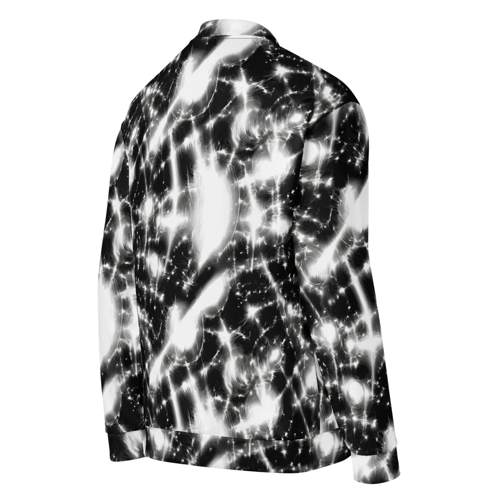 Electric Nightfall on Bomber Jacket — Right Back