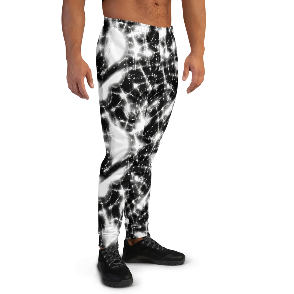 Electric Nightfall on Men's Joggers — Right
