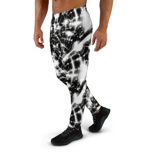 Electric Nightfall on a Men's Joggers
