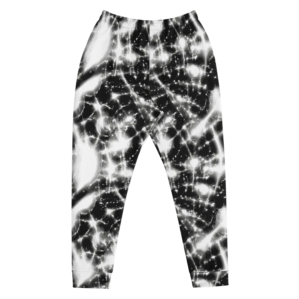 Electric Nightfall on Men's Joggers — Front