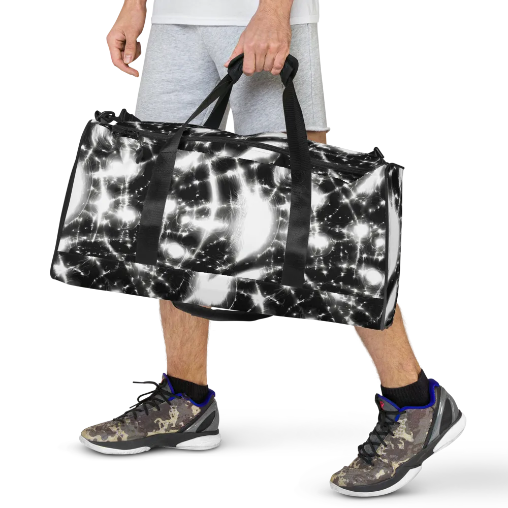 Electric Nightfall on Duffle Bag — Front
