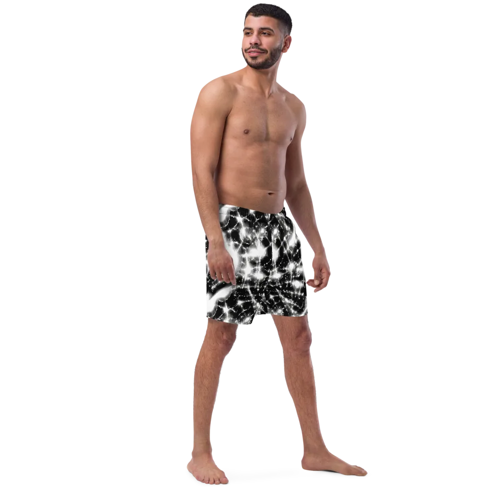 Electric Nightfall on Swim Trunks — Right Front