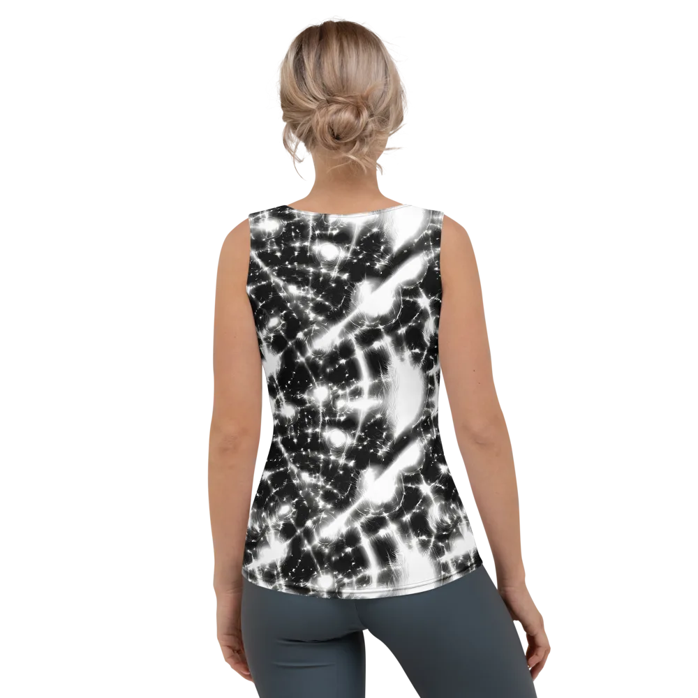 Electric Nightfall on Women's Tank Top — Back