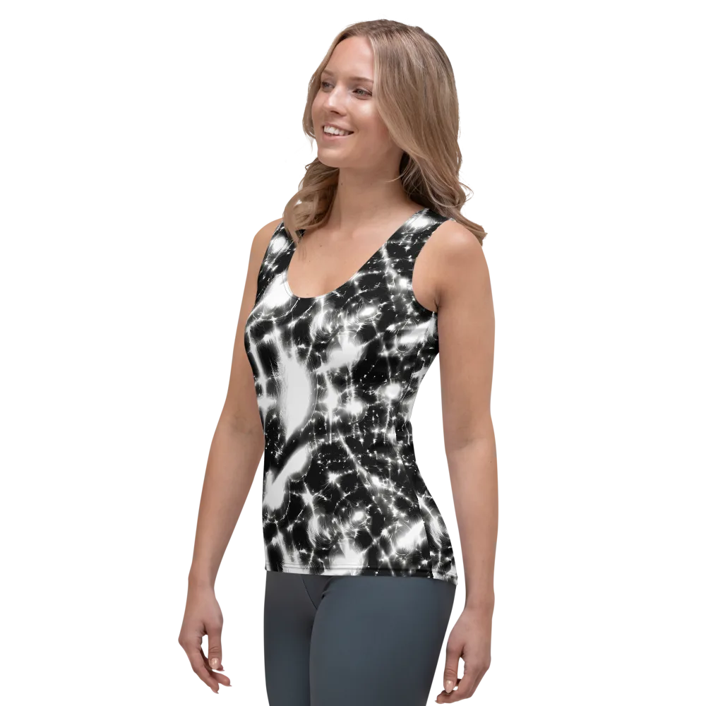 Electric Nightfall on Women's Tank Top — Left Front
