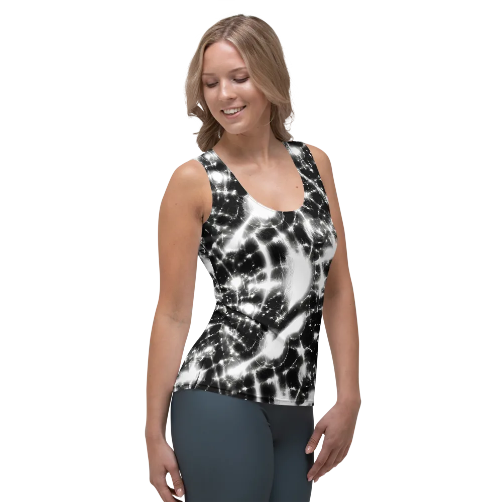 Electric Nightfall on Women's Tank Top — Right Front