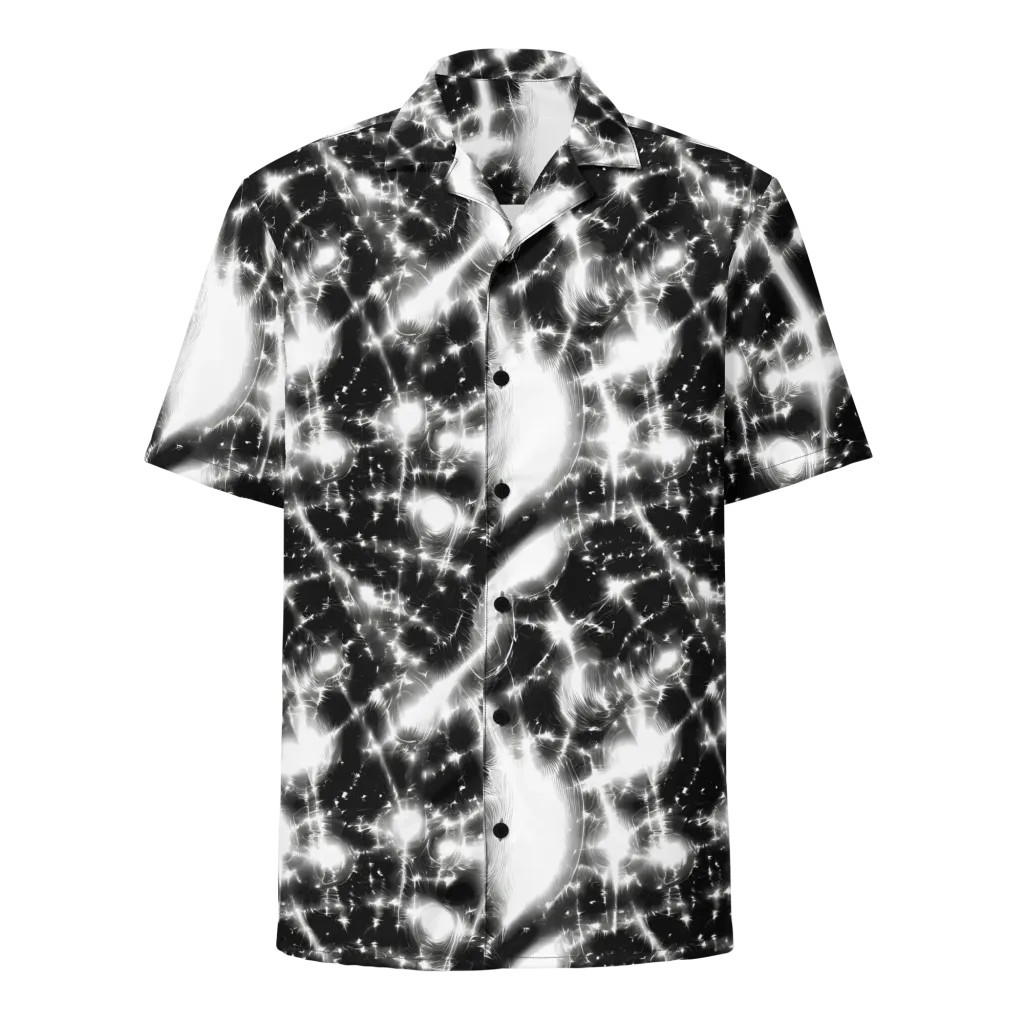 Electric Nightfall on Button Shirt — Front